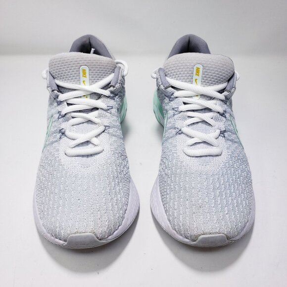 Nike React Infinity Run Flyknit 2 Running Shoes Gray/Mint Womens 7.5 - Picture 6 of 9